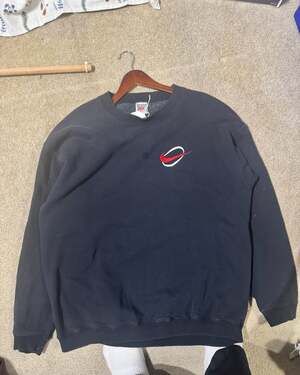 Vintage 90s Nike Oval Swoosh Embroidered Crewneck Sweatshirt